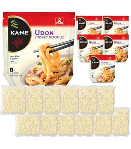 Amazon.com : XCVFDVOR Japanese Udon Noodles, Thick and Chewy